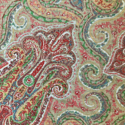 10 1/4 Yards Abstract Floral Print Woven Fabric