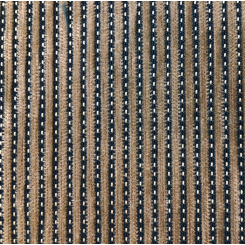 2 3/4 Yards Stripe Textured Chenille Woven Fabric