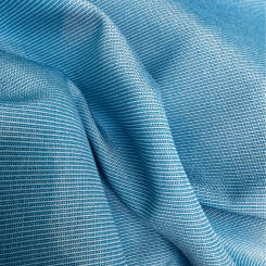Sunbrella Blue Ribbed Fabric 