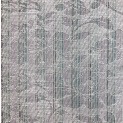 10 Yards Floral Metallic Woven Fabric