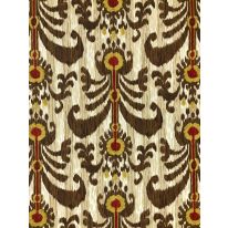 5  Yards Abstract Damask  Embroidered Print  Fabric