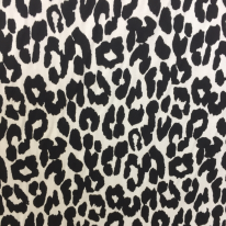 Duralee 21100-12 Black-Animal Skins 