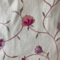 Embroidered Heirloom Raspberry (H)