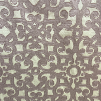 Blush Geometric Embroidered Fabric