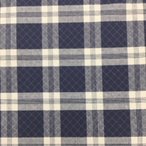 2 Yards Plaid/Check  Matelasse  Fabric