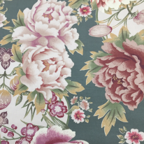 8 1/2 Yards Floral Traditional  Print Woven  Fabric