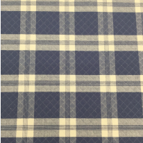 9 Yards Diamond Plaid/Check  Print Woven  Fabric