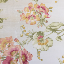 5 Yards Floral Traditional Print Velvet Fabric