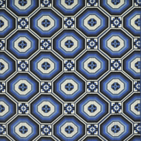 Ralph Lauren Fornillo Embroidery Mosaic Blue