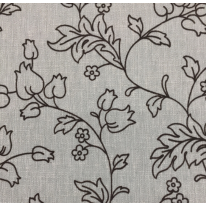 8 1/2 Yards Floral  Embroidered  Fabric