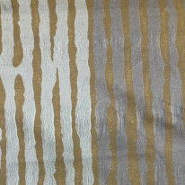 9 Yards Metallic Stripe  Sheer  Fabric