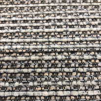 2 1/2 Yards Stripe Textured  Chenille 100% Polyester  Fabric