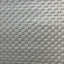 Silver Basketweave Vinyl