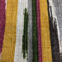 6 Yards Ikat  100% Linen  Fabric