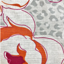 10 Yards Abstract Animal  100% Linen 100% Polyester  Fabric