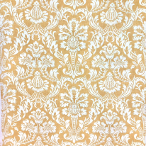 10  Yards Damask Floral  Print Woven  Fabric
