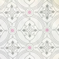 10  Yards Damask Medallion  Print Woven  Fabric
