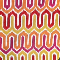 7  Yards Chevron Textured  Print Woven  Fabric