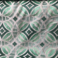 Beacon Hill Perspective Mint Embroidery