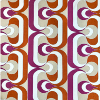 10  Yards Abstract Geometric  Print Woven  Fabric