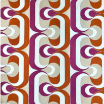 10  Yards Abstract Geometric  Print Woven  Fabric