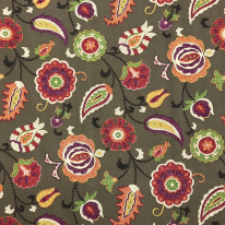 10 Yards Abstract Floral Print Woven Fabric