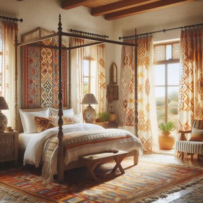 Dress Your Windows in Style: The Allure of Discount Ikat Pattern Drapery Fabric