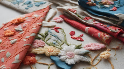 Elevate Your Home Decor with Exquisite Embroidered Upholstery Fabric by the Yard